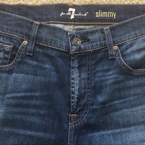 [7 FOR ALL MANKIND] Slimmy 33X33 Mens Jeans EUC